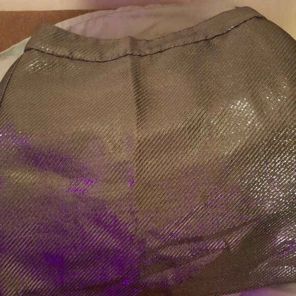 Mini silver gray skirt - Picture 1 of 2